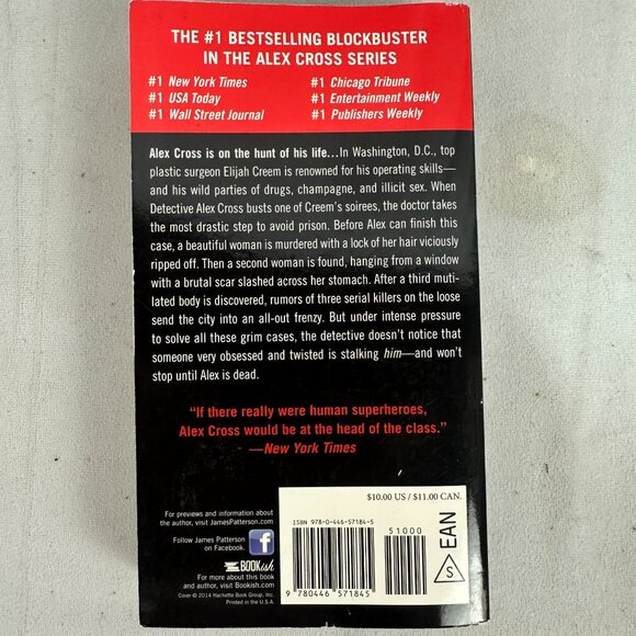 James Patterson Alex Cross Run Paperback Thriller 2014 ISBN 9780446571845 - Picture 2 of 3